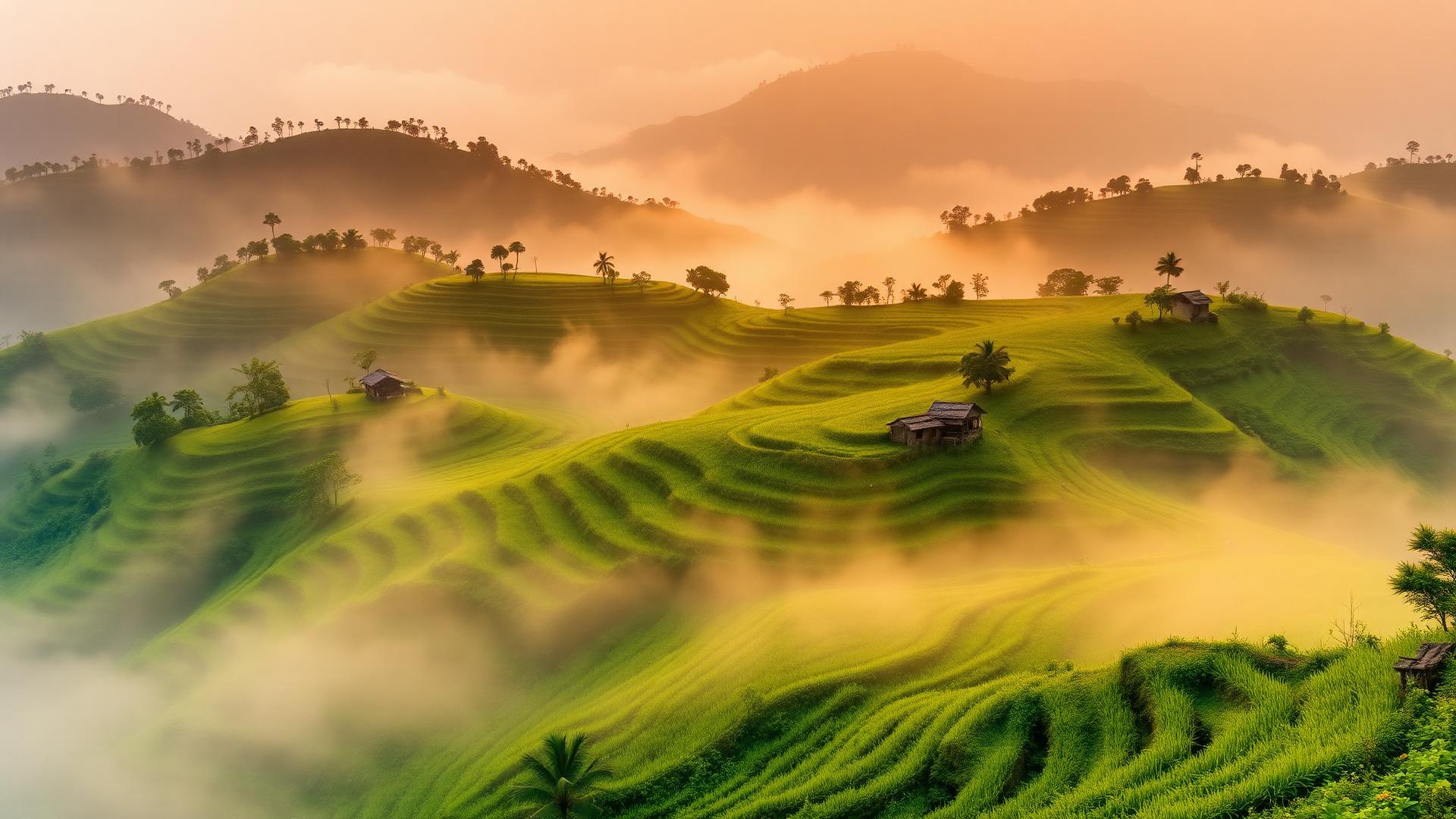 Hill terraces